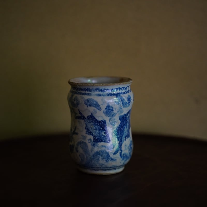 17世紀マジョリカ錫釉魚文小壺 アルバレロ / Italian 17th C. | tsuchika