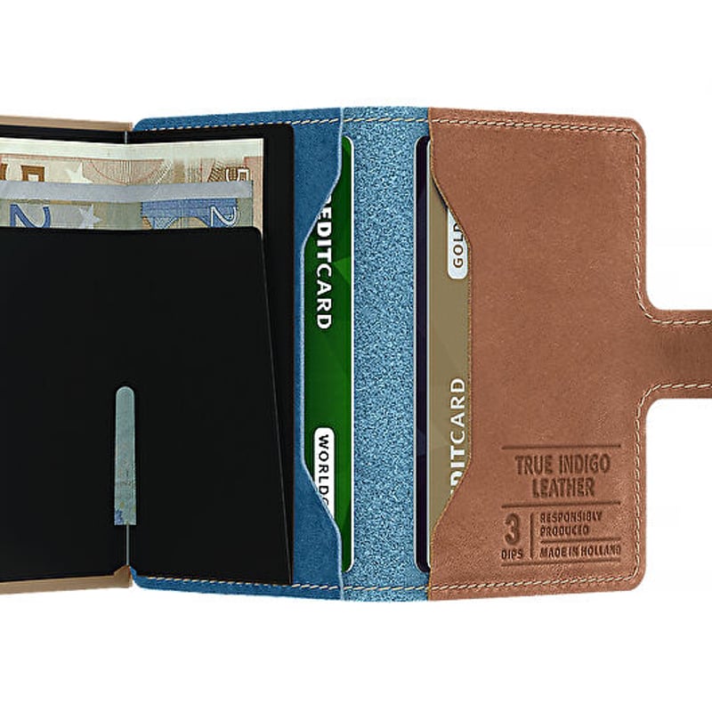 SECRID セクリッド Miniwallet ミニウォレット Indigo (MIn-3-S