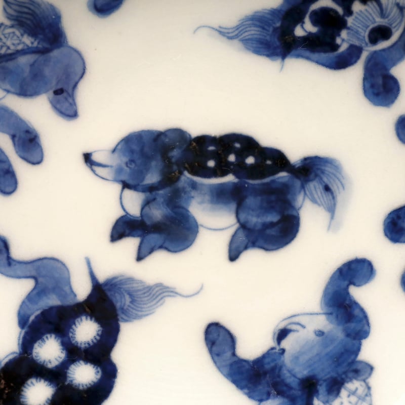 古伊万里染付犬文小皿 各 | LYAN ARTS' Collection online shop