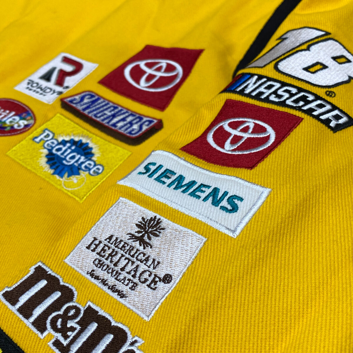 限定 NASCAR ナスカー JHデザイン M&M's レーシングジャケット 刺繍