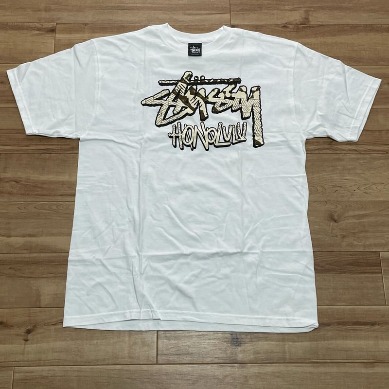 M】ハワイ限定 Stussy ステューシー 半袖 Honolulu ホノルル Tシャツ
