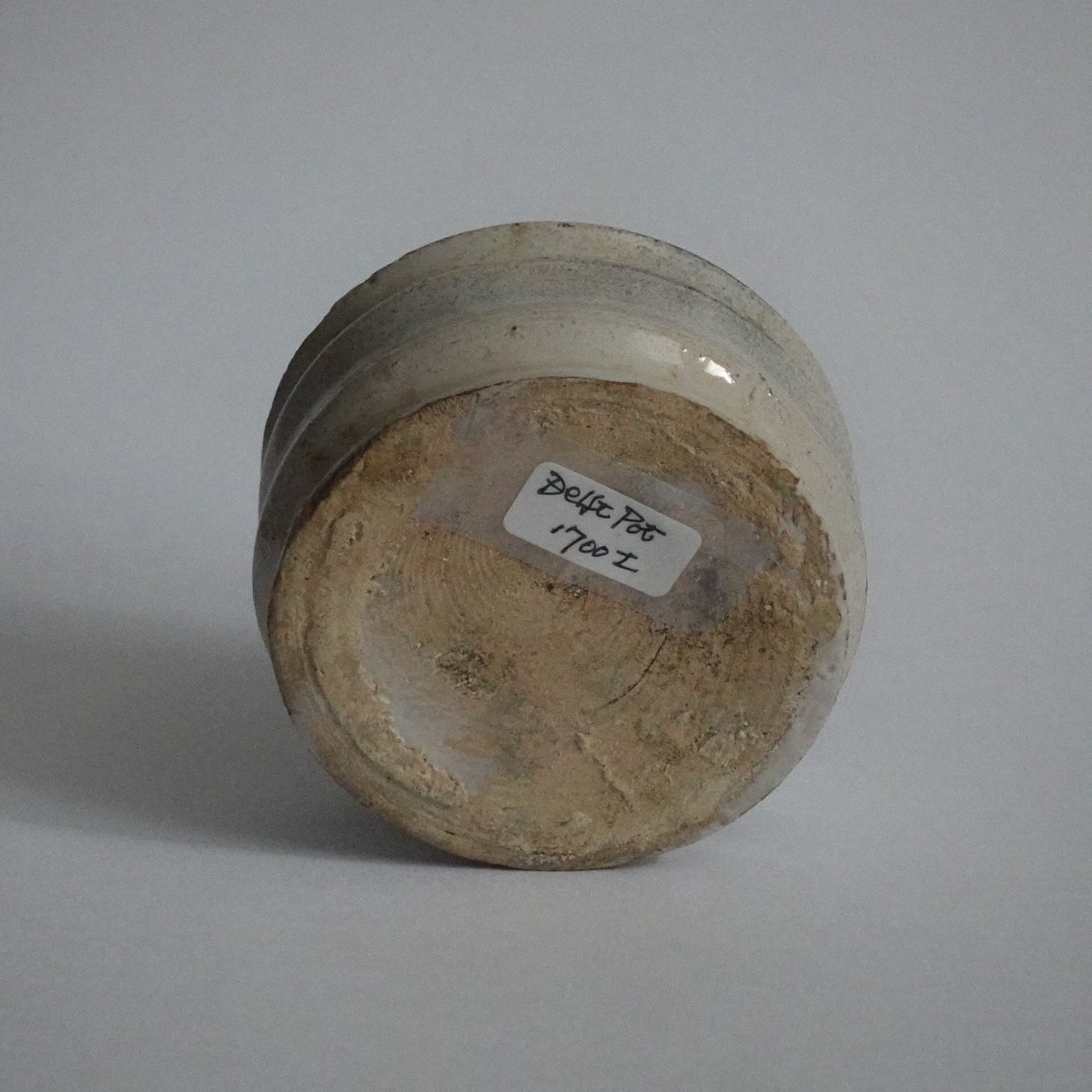 オランダ デルフト 白釉 薬壺 軟膏入れ ointment pot 白デルフト 白