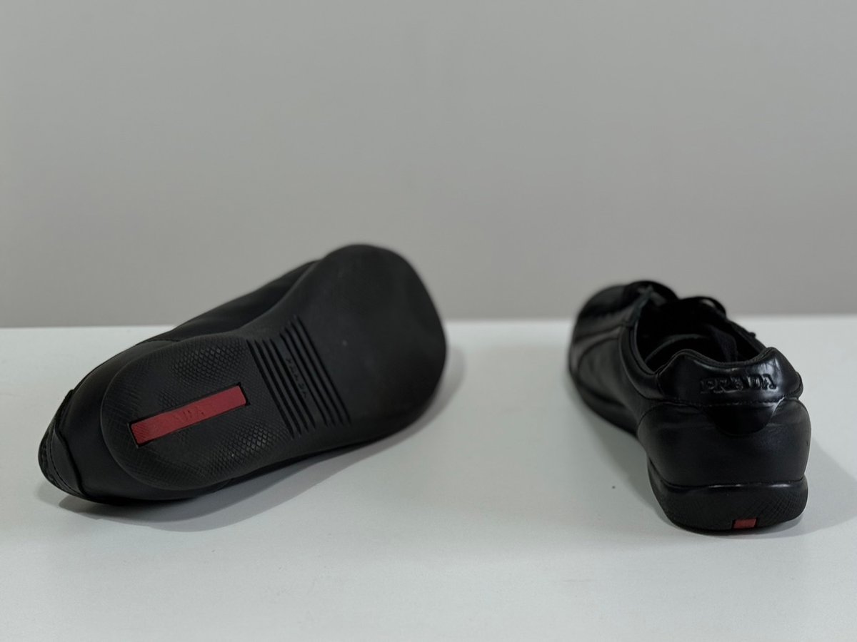 90-00s prada sports leather sneaker #a | weeken