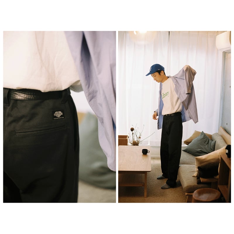 ORIGINAL WORK PANTS 【BLACK TAG】// BLACK | tatto
