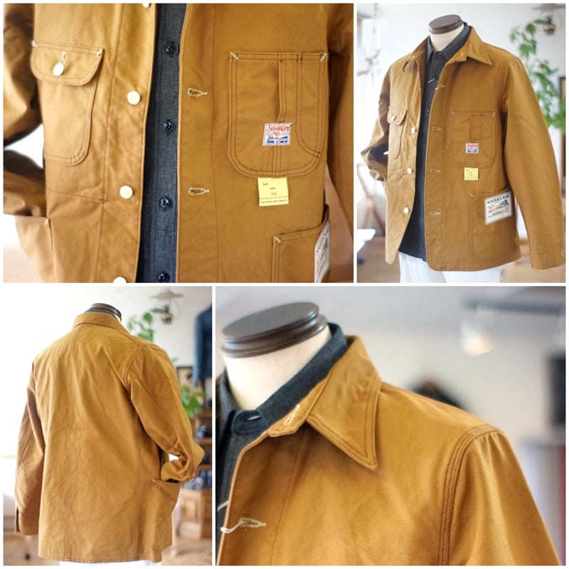 sugarcane シュガーケーン ブラウンダック カバーオール 15657 東洋