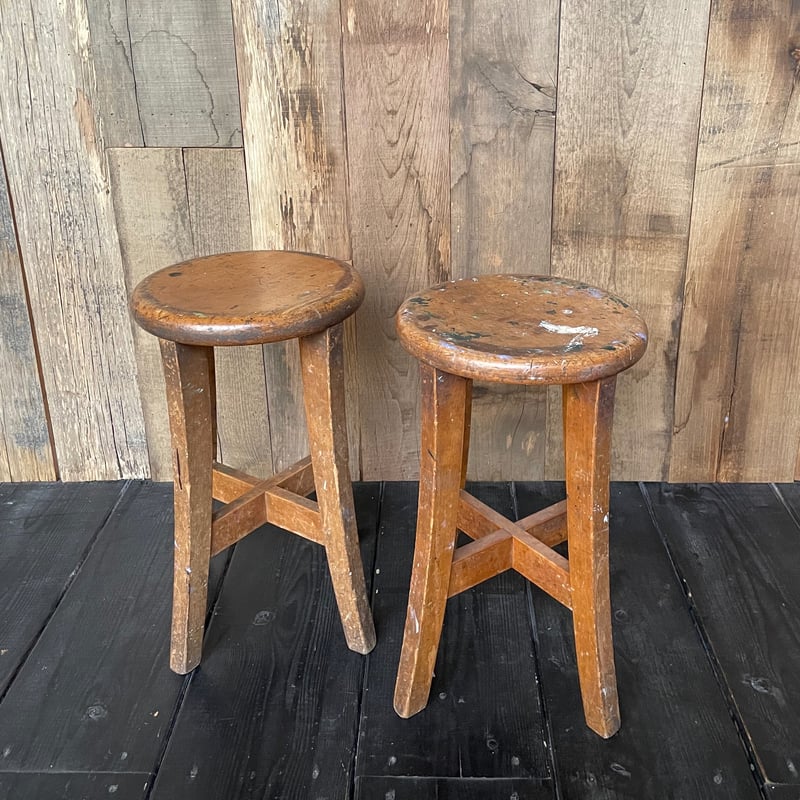 木製 スツール 花台 ジャパンビンテージ ① | OGISHIMA COFFEE Antiques