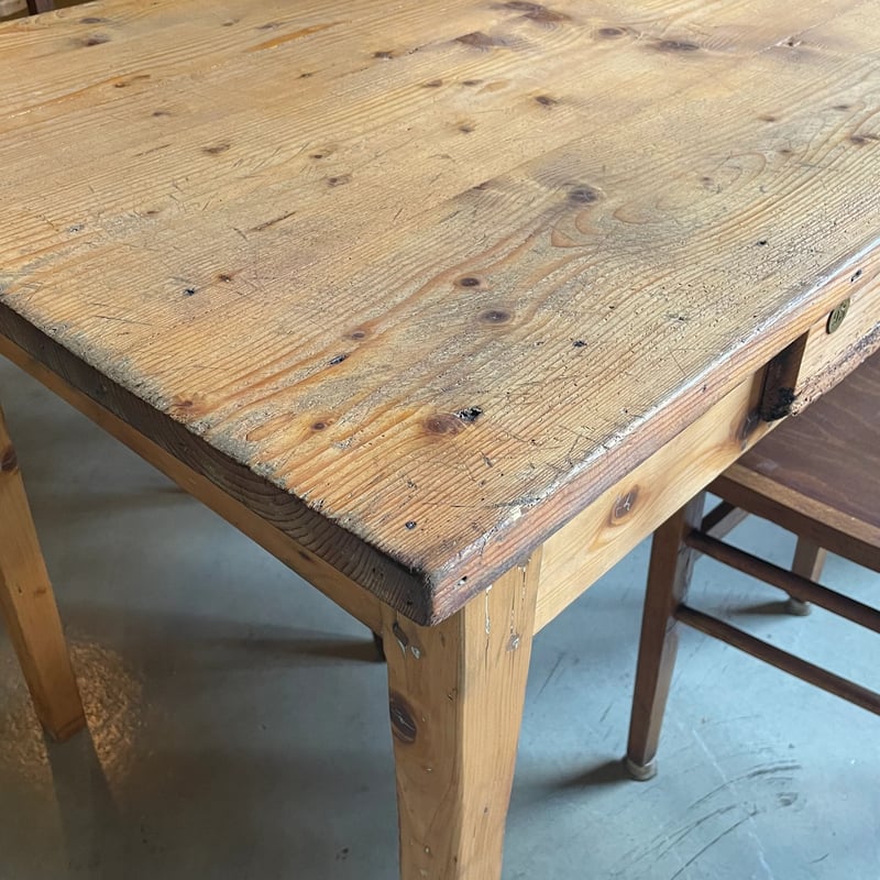 木製テーブル フランスアンティーク ④ | OGISHIMA COFFEE Antiques