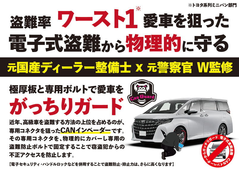 新型40系アルファード・ヴェルファイア40系専用【CAN GUARD】 -CAN