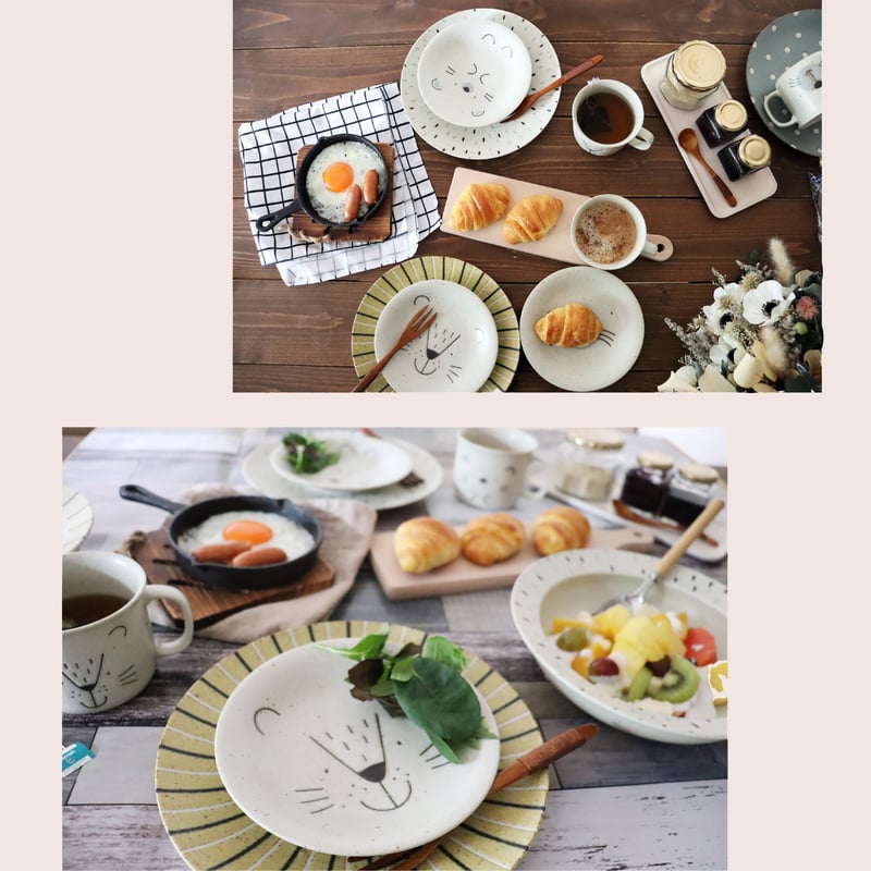 モグモグランチ ゴマアザラシ プレートペア［ギフトセット］ | AWASAKA