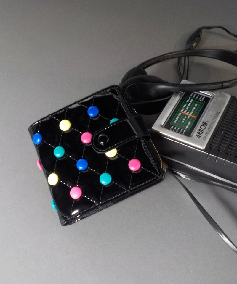 Quilted candies wallet / black | Tostalgic Clot