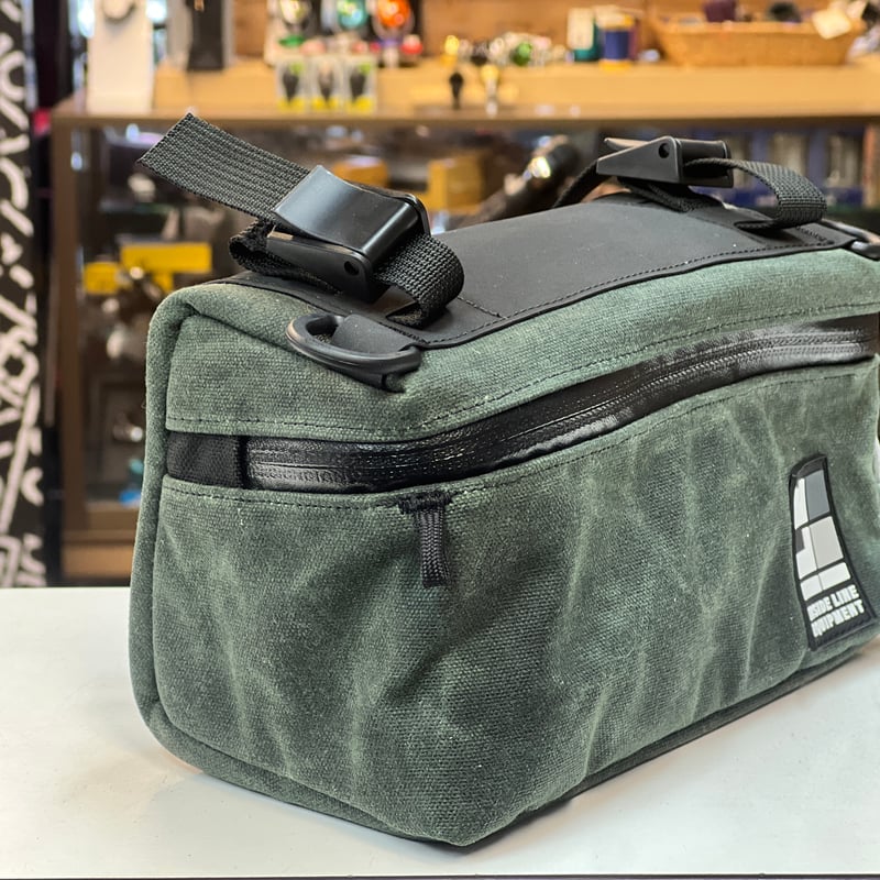 ILE* Pilot Bar Bag * Waxed/Forest | Hutte8to8 O