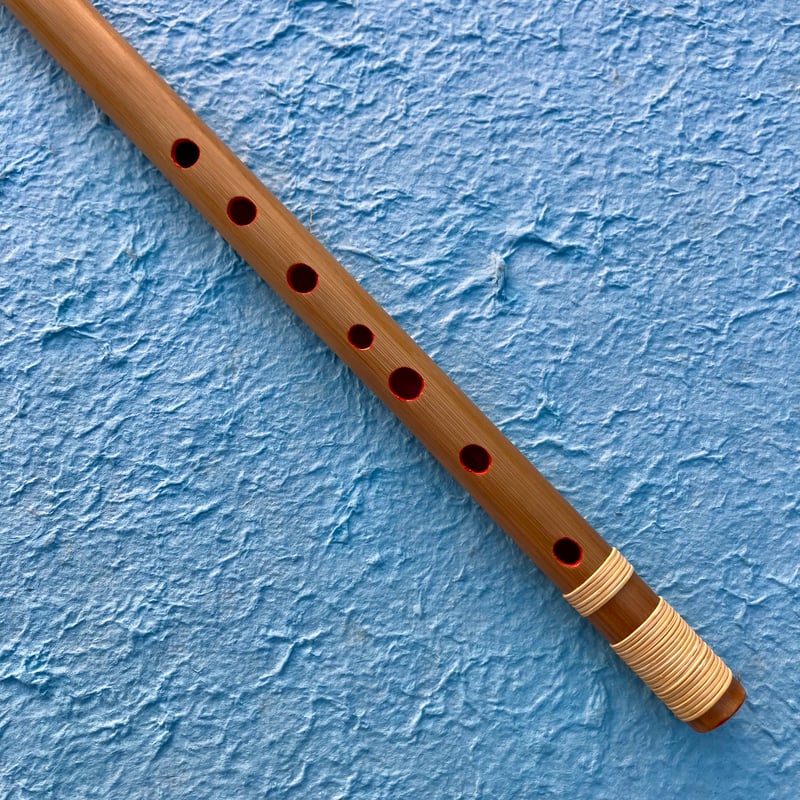 篠笛八本調子 C管 唄物 藤巻 ドレミ調 総巻 S8-4【C-Japanese flute/R