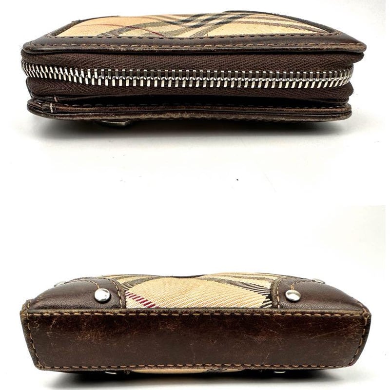 バーバリーブルーレーベル BURBERRY BLUE LABE 二つ折り財布 ノバ