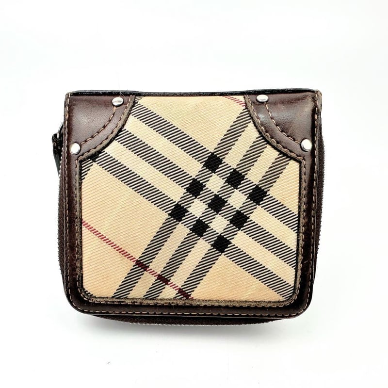 バーバリーブルーレーベル BURBERRY BLUE LABE 二つ折り財布 ノバ
