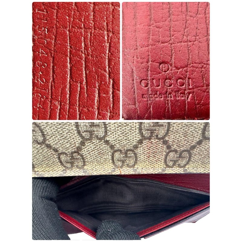 グッチ GUCCI 長財布 二つ折り GGプラス ベージュ 115048 2184 11504