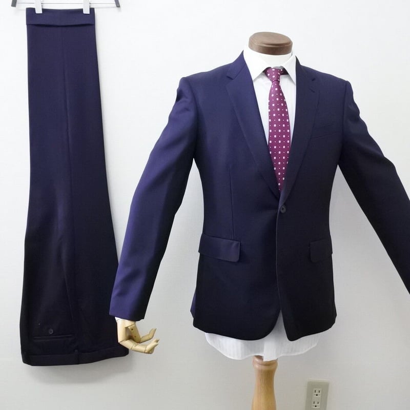 L142｜Paul Smith 2Bネイビースーツ(L) 定価110,000円 ポールスミス