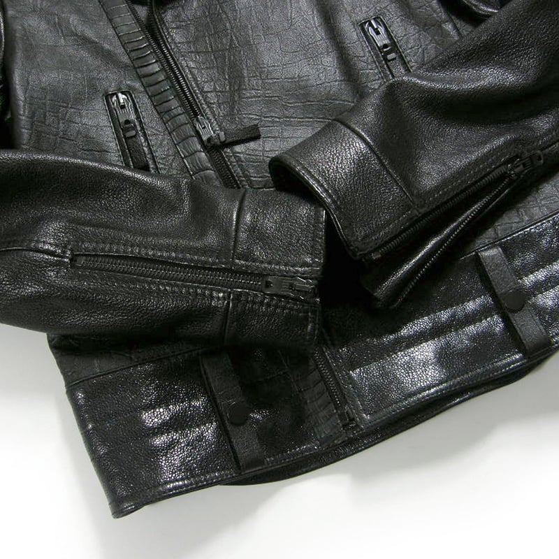 BALENCIAGA バレンシアガ ライダースジャケット44 牛革 BALENCIAGA