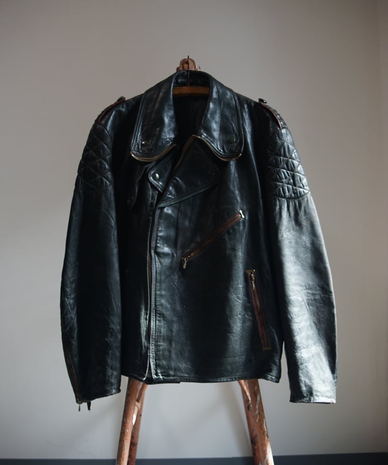1940~50s German army motorcycle leather jacket