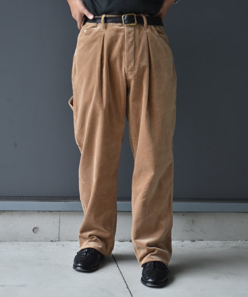 Willow Pants P-035 BEG-CORD | 45do｜refomed・Gors