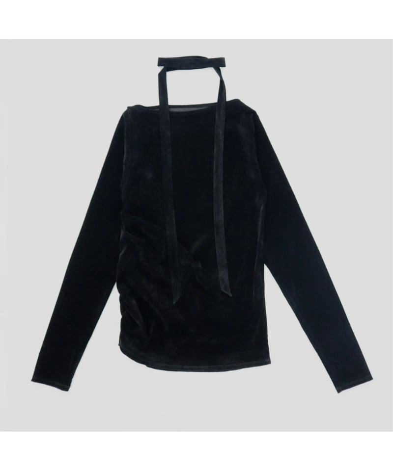 VELOUR TIE TOP | CONSISTER