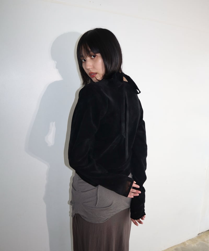 VELOUR TIE TOP | CONSISTER