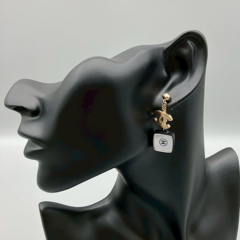 CHANEL (シャネル) ヴィンテージ ココマーク ラインストーン ミラー