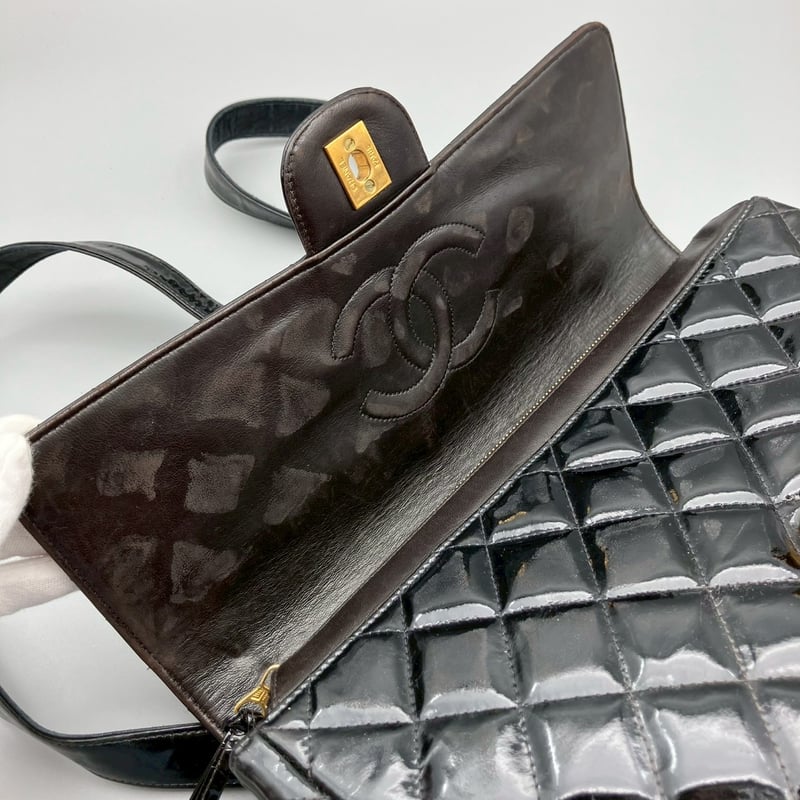 CHANEL (シャネル) ヴィンテージ ココマーク マトラッセ ターンロック