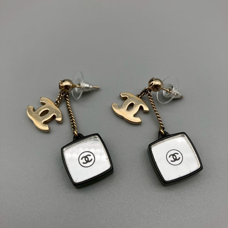 CHANEL (シャネル) ヴィンテージ ココマーク ラインストーン ミラー