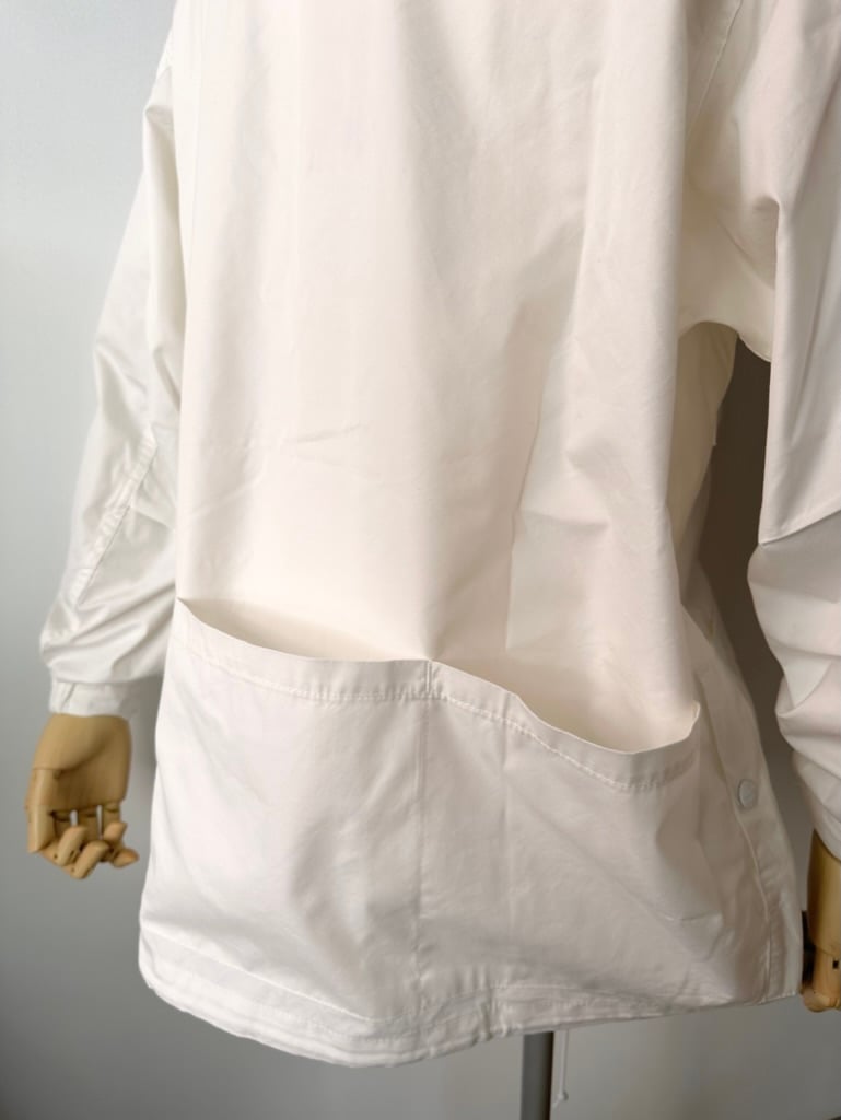SASSAFRAS Digs Crew Bud Jacket ホワイト S SASSAFRAS / DIGS CREW