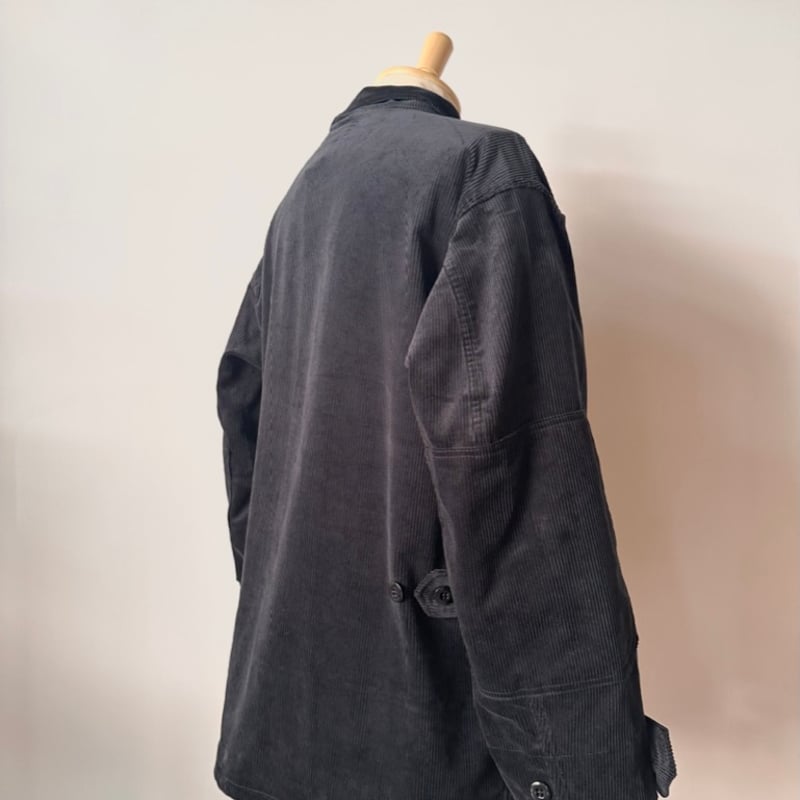 SASSAFRAS / OVERGROWN FATIGUE JACKET(BLACK) | w