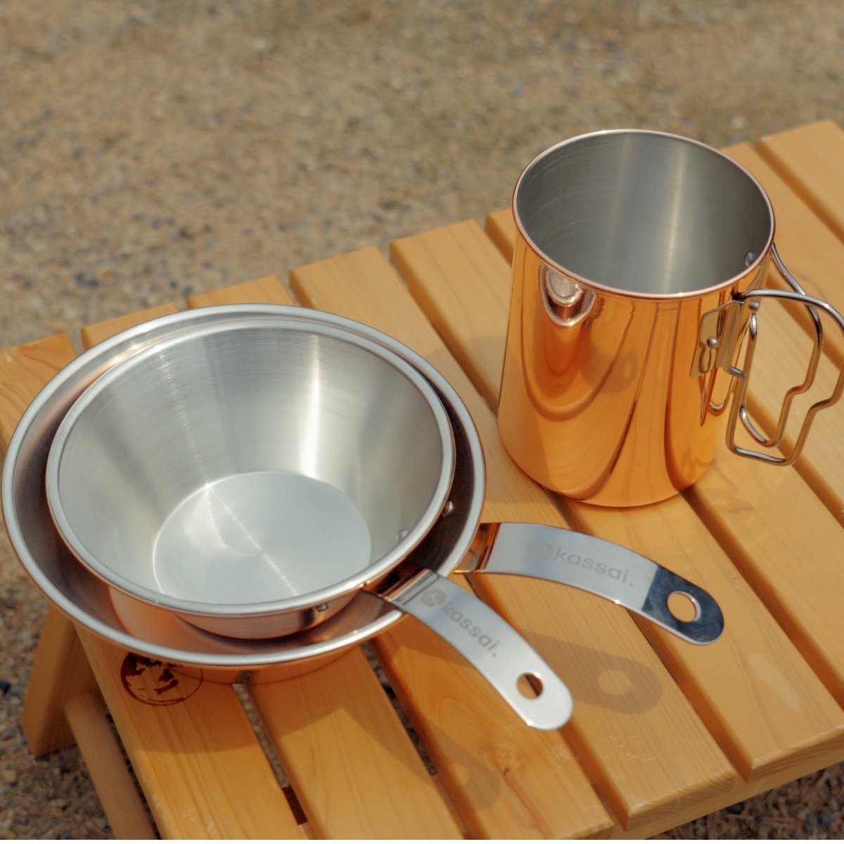 CAMPSWAMP × kassai.銅製シェラカップ500 - Copper SierraC