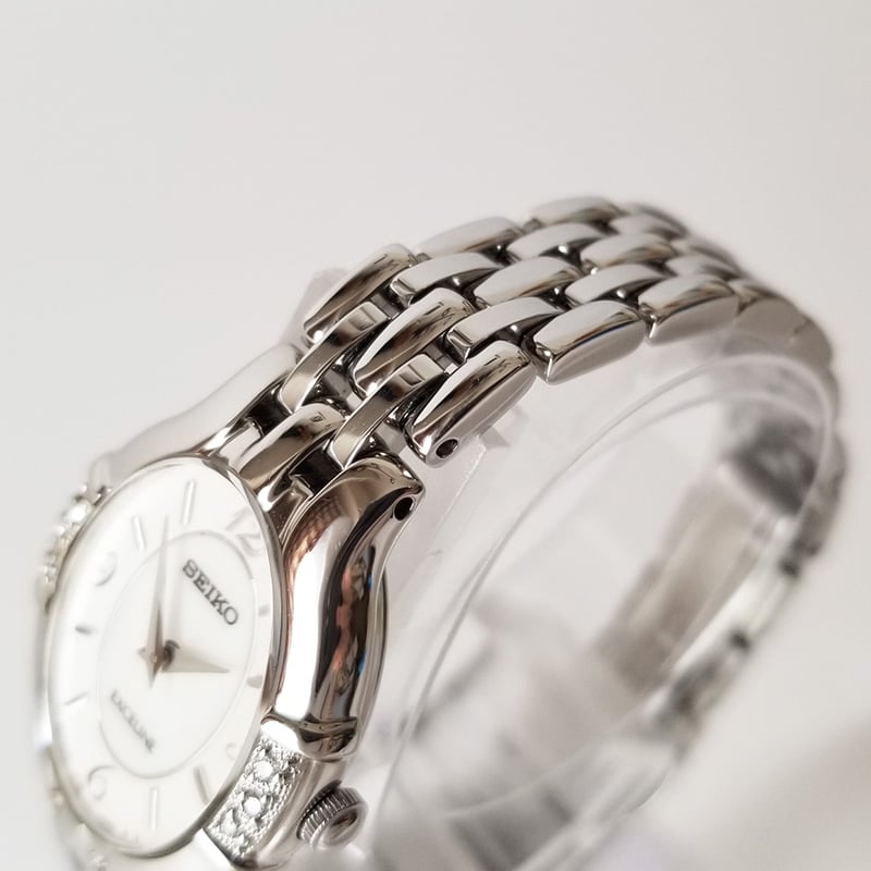 SEIKO】セイコー レディース腕時計 エクセリーヌ ダイヤベゼル シェル
