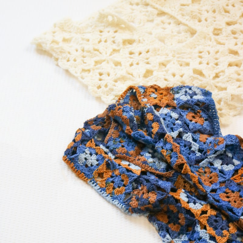 DL編み図］夏の夜に想うモチーフ編みベスト／crochet／p.8