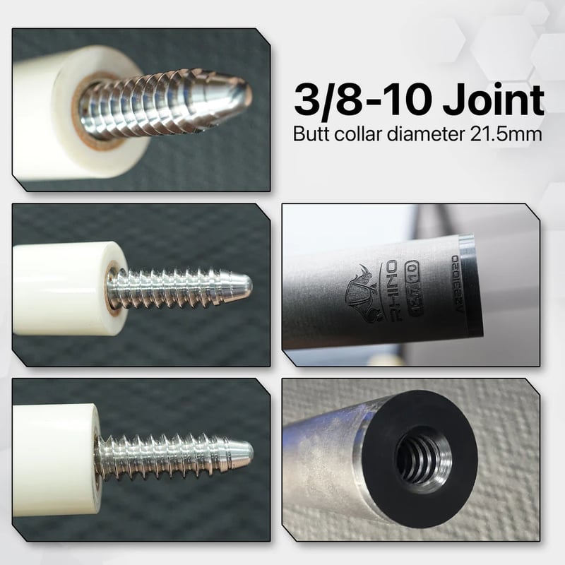 3月上旬入荷 Rhino - 30インチ 10山 3/8-10 12.9mm カーボンファイ