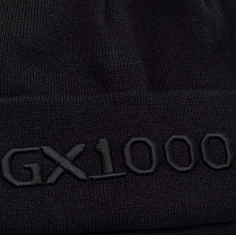 GX1000 ニット帽 ビーニー ジーエックスセン 黒 緑 OG Logo Beanie （B