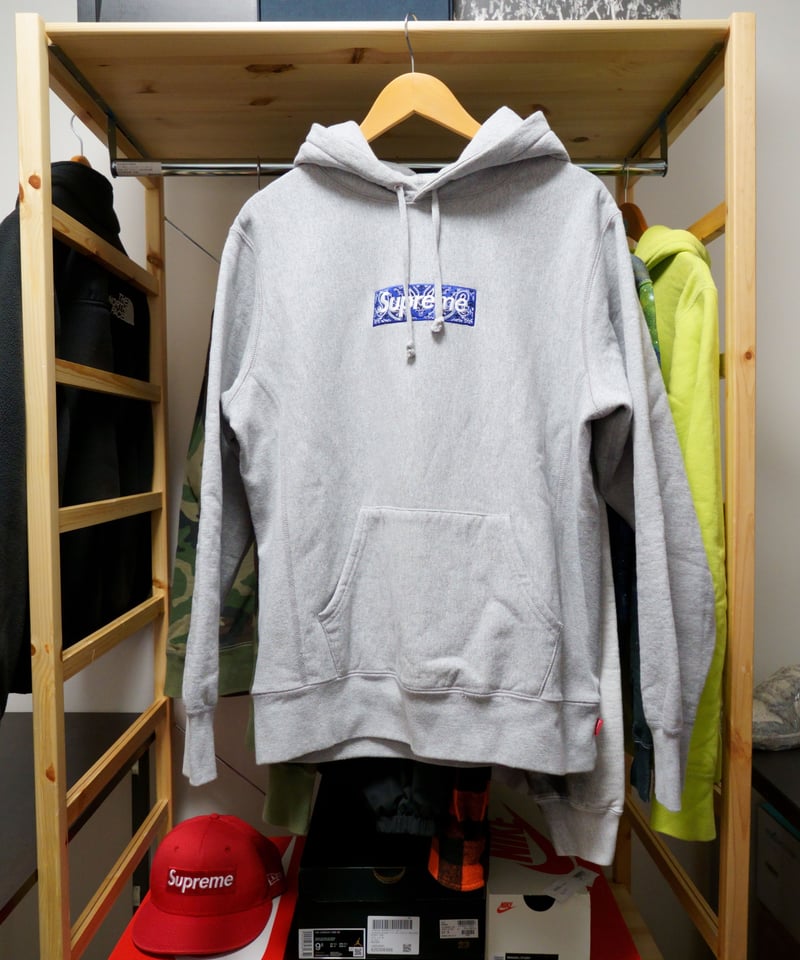 Supreme Bandana Box Logo Hooded Sweatshirt Heat