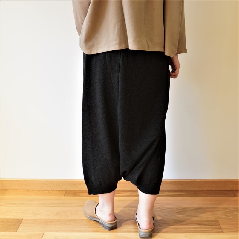 evam eva／ウール サルエルパンツ | Beignets Online