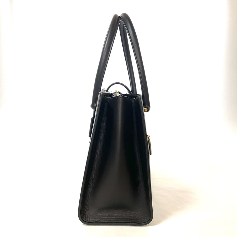 Salvatore Ferragamo ガンチーニ ジュリエット ハンドバッグ ブラック