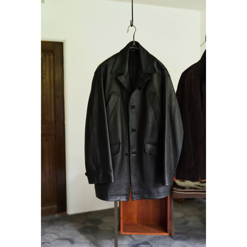 MAATEE&SONS LAMB LEATHER ARMY JACKET | MusterWerk