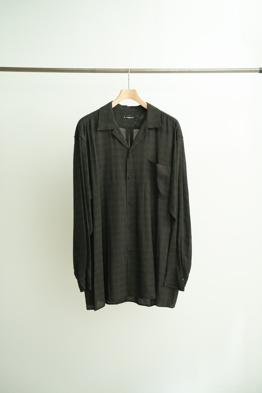 MAATEE&SONS 強撚RAYON OPEN COLLAR SHIRTS | Muster