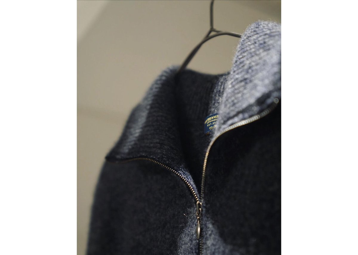 MAATEE&SONS Ex. CASHMERE ZIP UP VEST (俺のちゃんちゃんこ