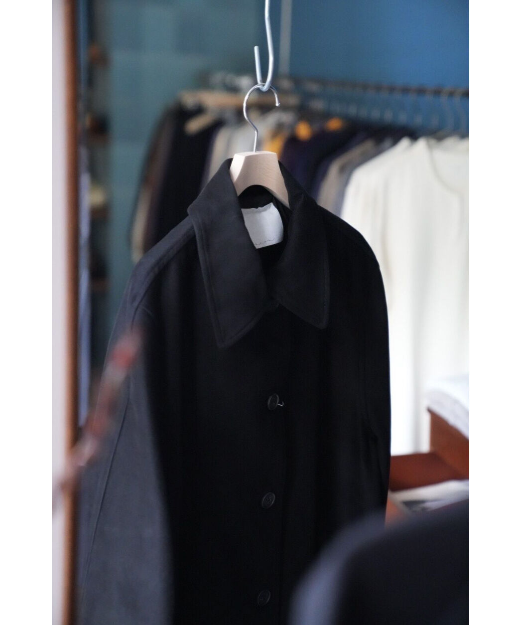 nonnotte HIGH COUNT MOLESKIN SPLIT RAGLAN OVERC