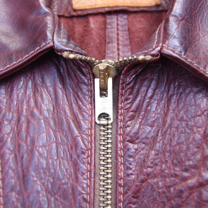 1970s Oshwahkon Leather Jacket/Eagle | archeolo