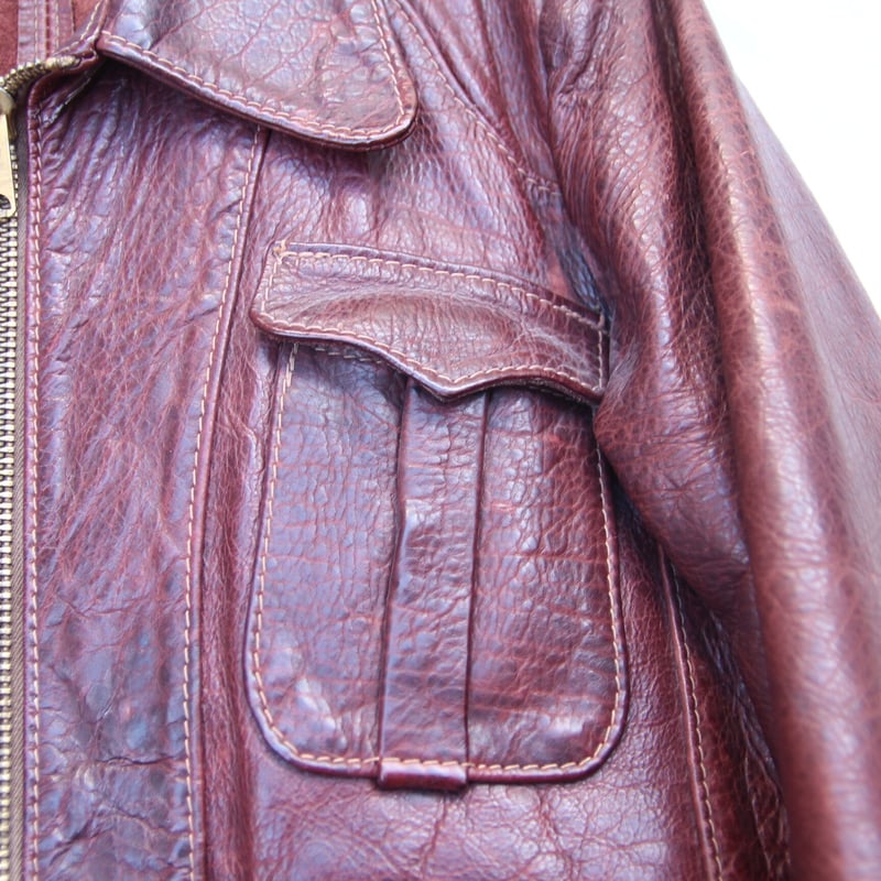1970s Oshwahkon Leather Jacket/Eagle | archeolo