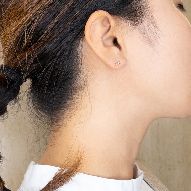 K10 ダイヤモンド ピアス | nocon bijoux
