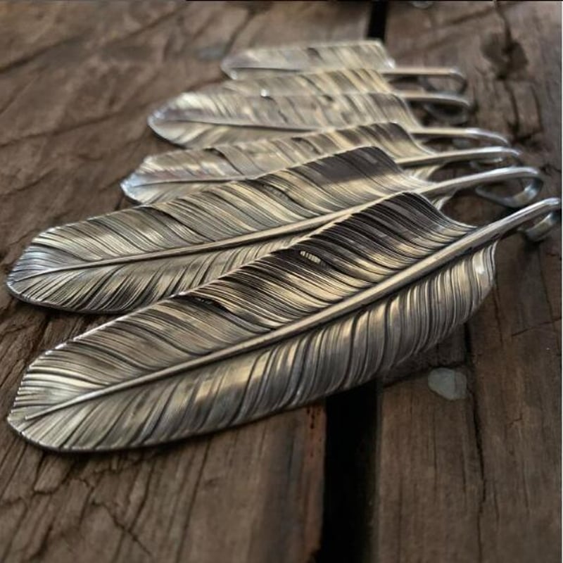 CHOLOS チョロス FEATHER TOP(M) NECKLACE PENDANT ペンダ