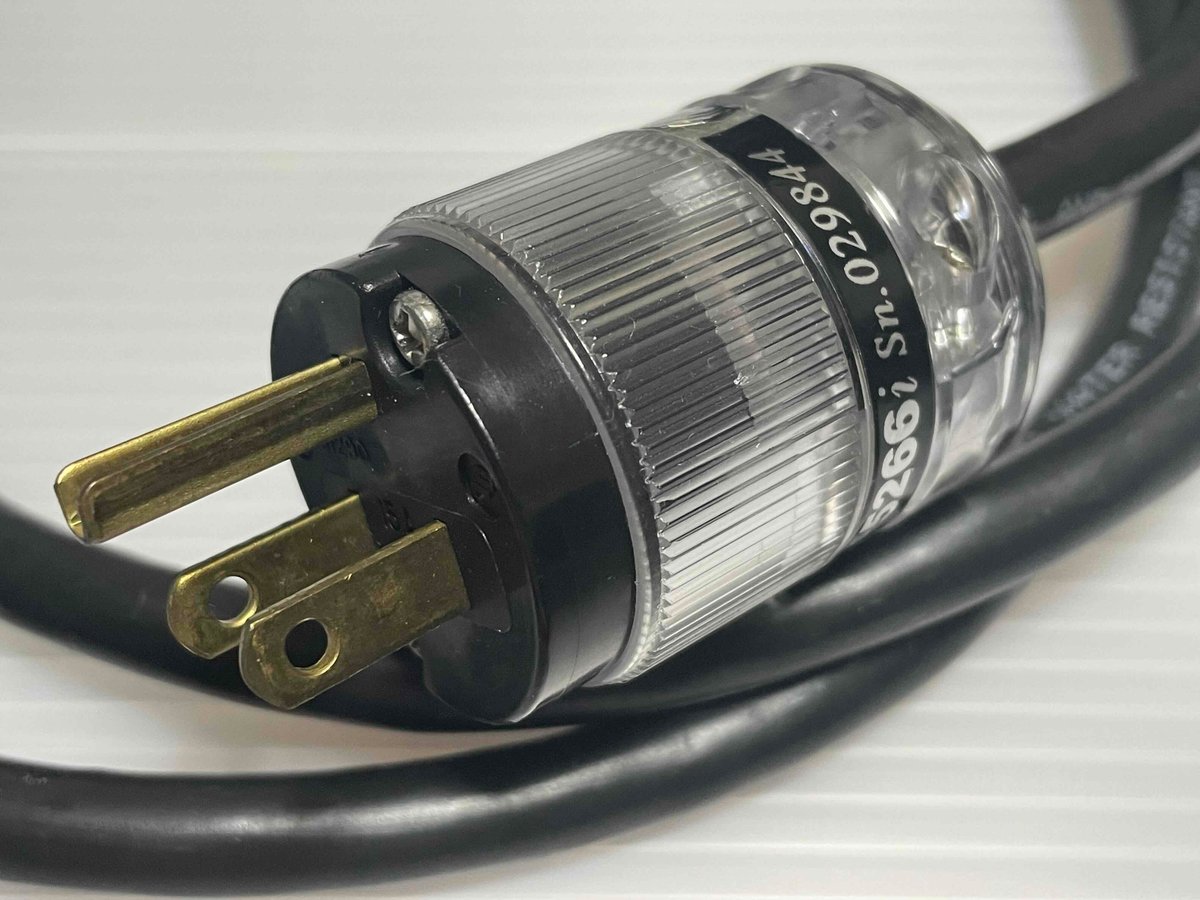 ProCable 電源ケーブル 1.5m 米国製WATTGATE非メッキプラグ5266i/32