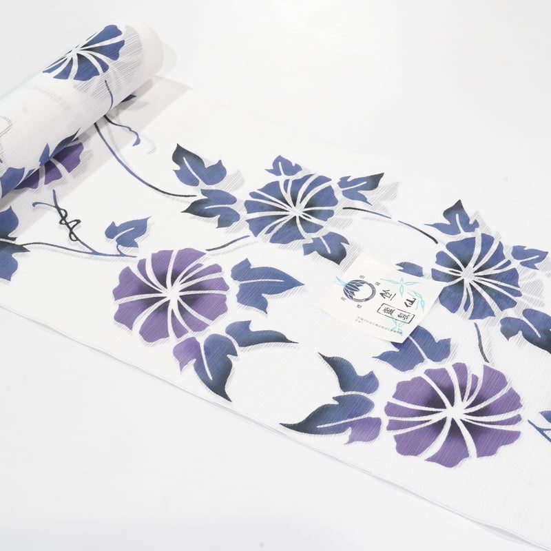 竺仙浴衣「綿絽・朝顔」 | MINOKO STORE