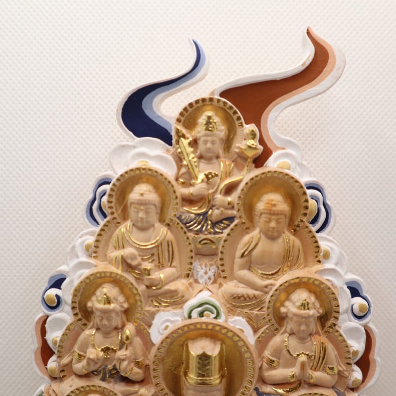 木製柘植彫り彩色 真言十三仏 | 沼野佛具 ONLINE STORE