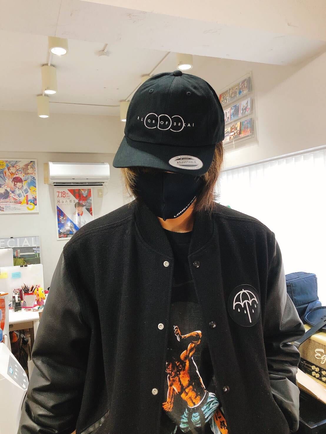 cadode『SLICE OF SEKAI』ダディーキャップ(Black) | cadode'
